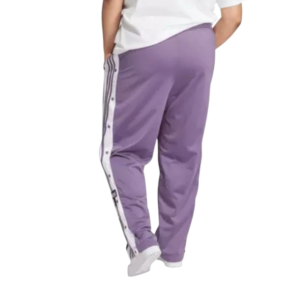 Adidas | 2 Pair Women's Snap Away Track Pants | 1 Blue 1 Purple | Plus Size 4X - Picture 11 of 14